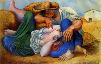 Pablo Picasso : sleeping peasants